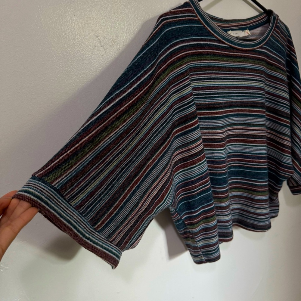 Lush | Multicolored Dolman Top - Picture 2 of 4